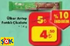 ÜLKER ANTEP FISTIKLI ÇİKOLATA